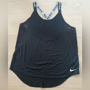 Nike Dri Fit Running Tank, Criss Cross Back: Large